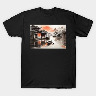 chinese themed art T-Shirt